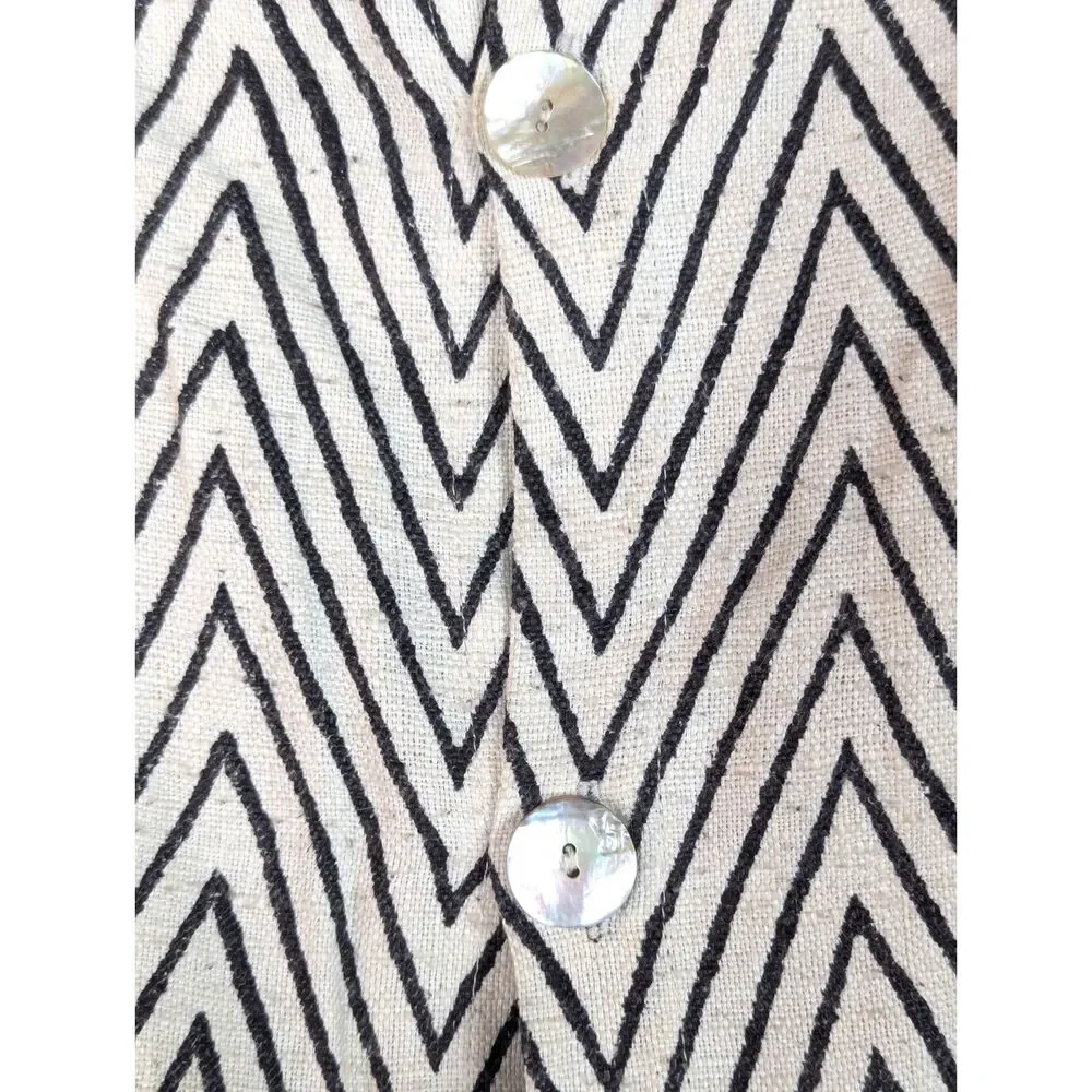 WEST ELM Chevron Stripe 100% Silk Square Pillow Cover Bohemian Chic 20